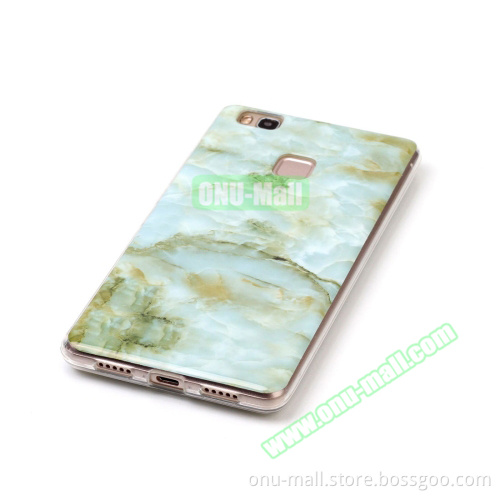 Marbling Pattern Soft TPU Case for Huawei P9 Lite Flip Cover Case